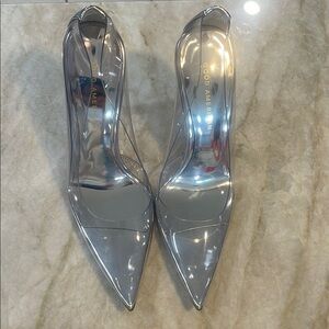 Good American Silver Women's Shoes